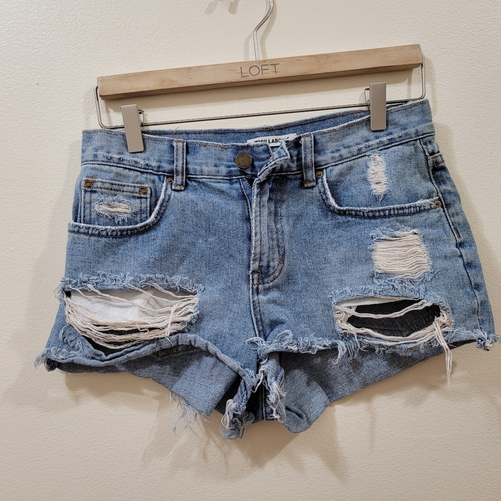 Billabong Distress jean shorts